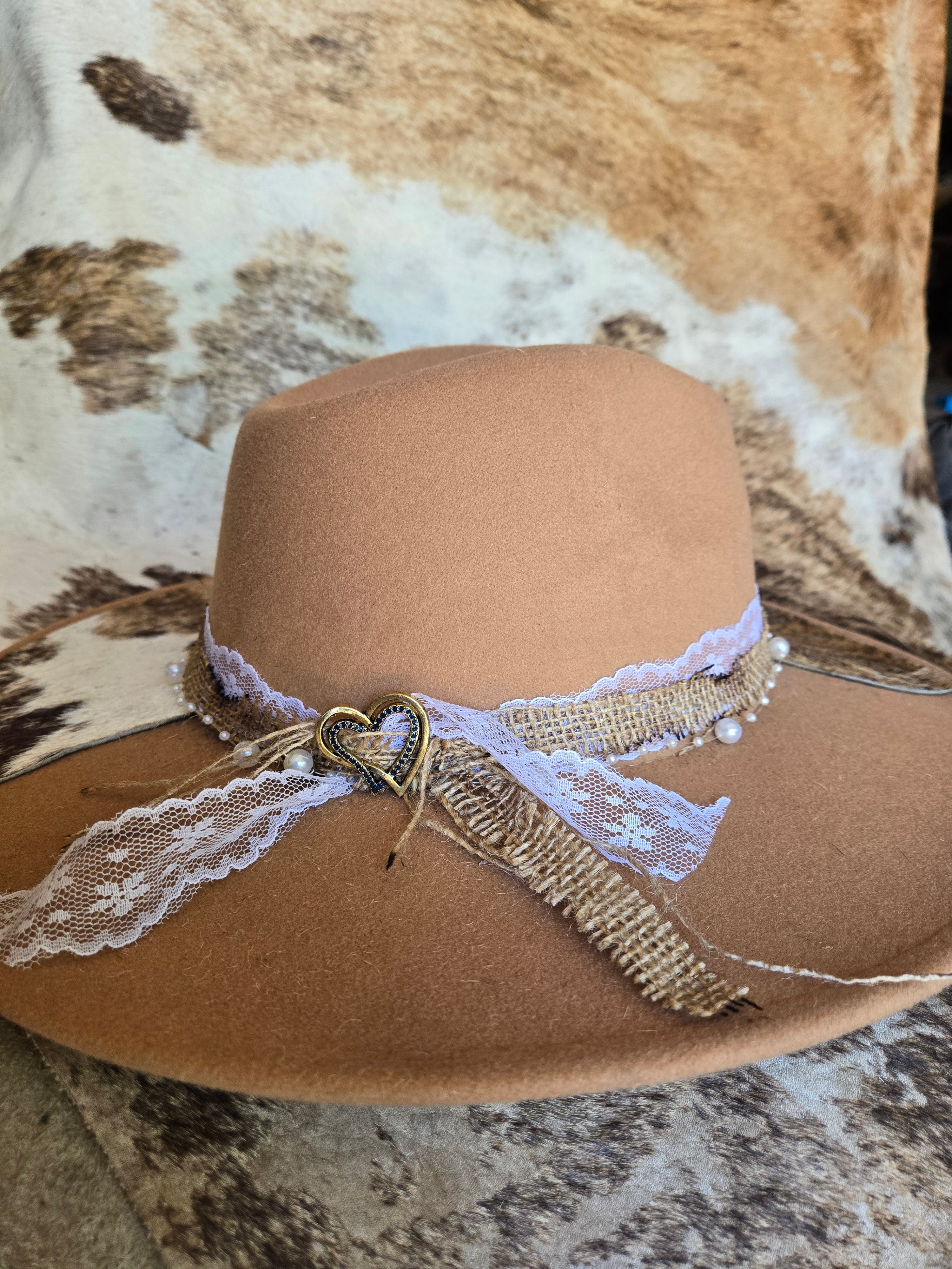 Cross Brim Fedoras Half-Highland Camel