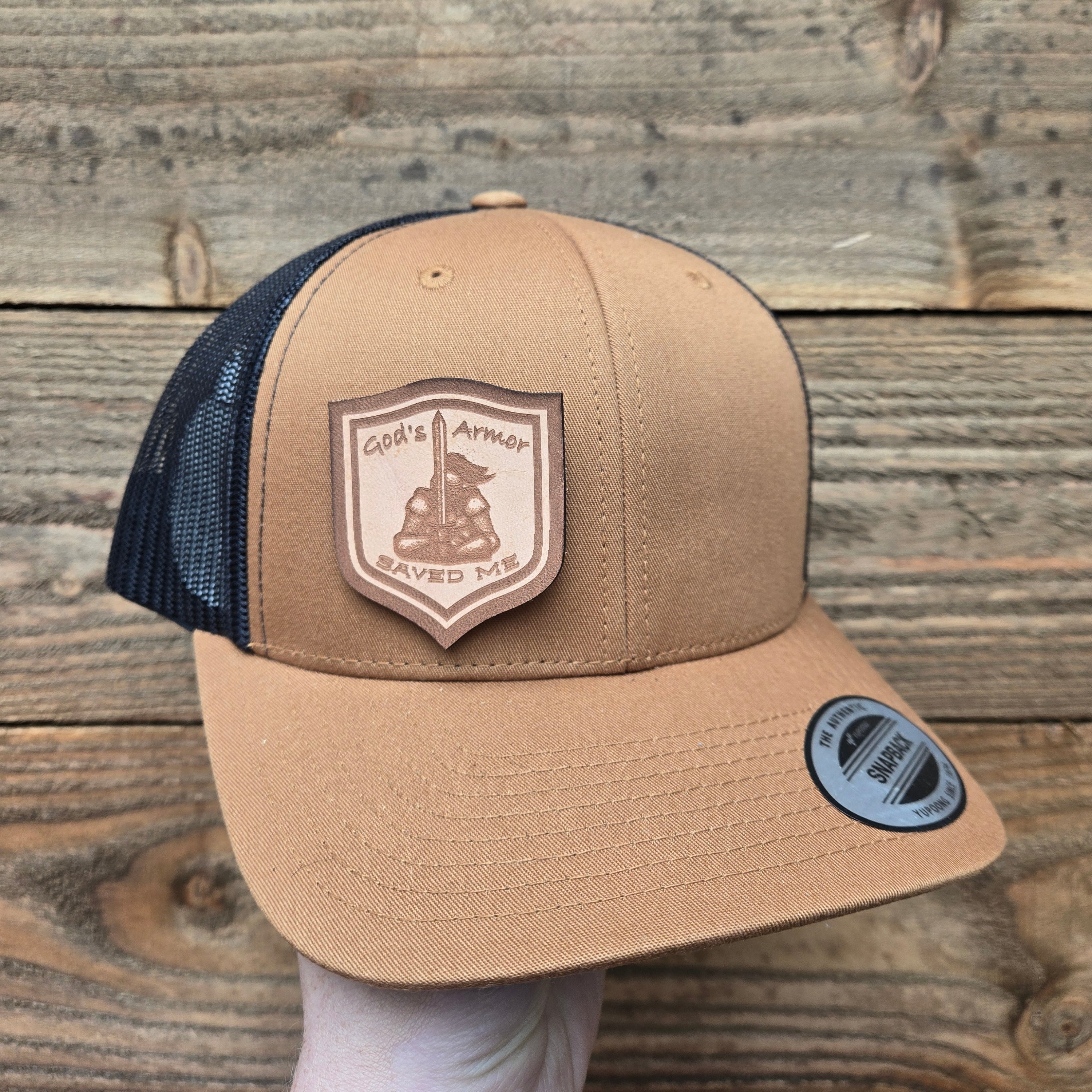 God's Armor Saved Me- Shield Patch