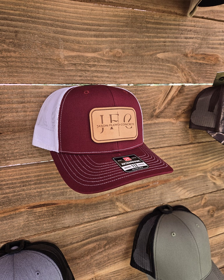 Custom Leather Patch Hats – Yupoong 6606 & Richardson 112