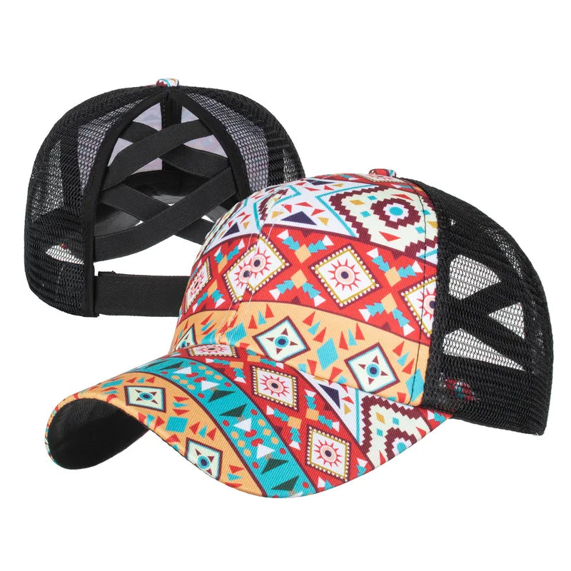 Woman's Fashion Pony-Tail Caps