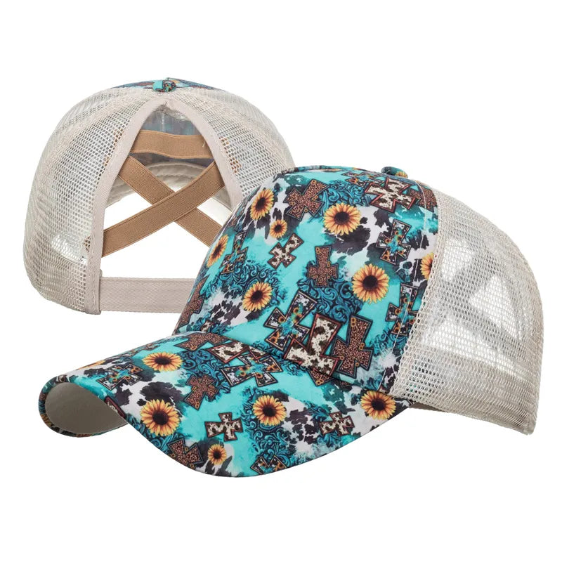 Woman's Fashion Pony-Tail Caps
