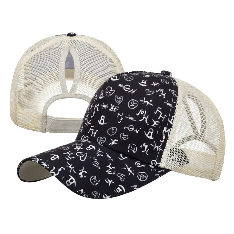 Woman's Fashion Pony-Tail Caps