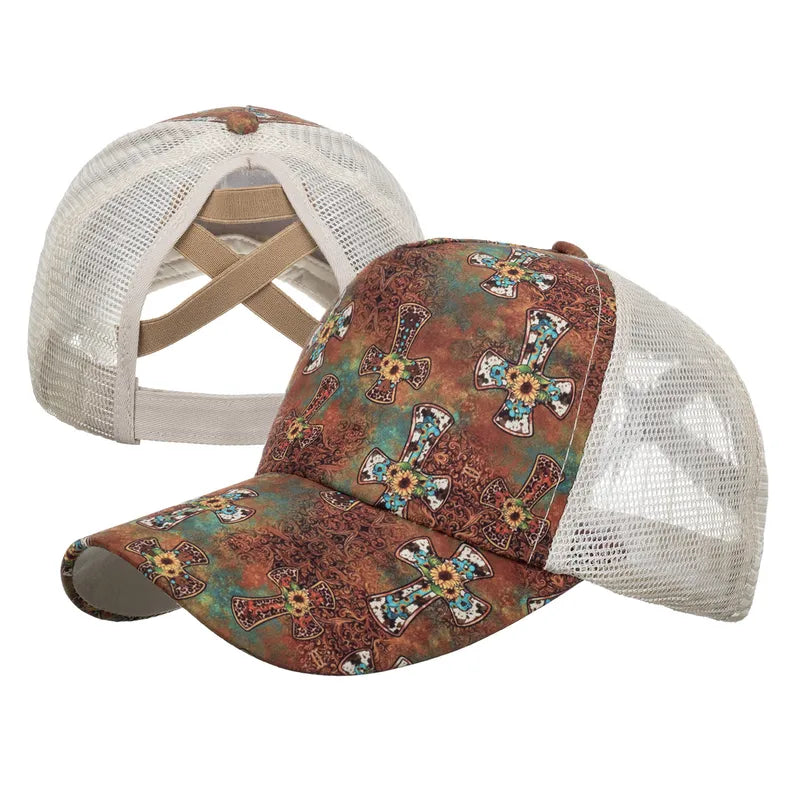 Woman's Fashion Pony-Tail Caps