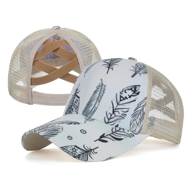 Woman's Fashion Pony-Tail Caps