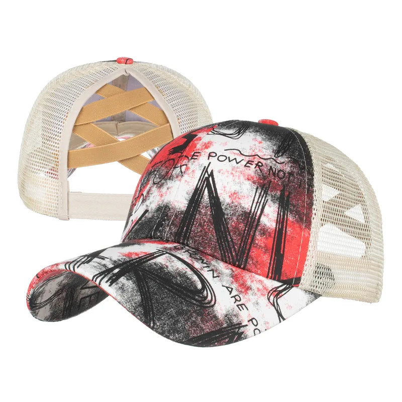 Woman's Fashion Pony-Tail Caps