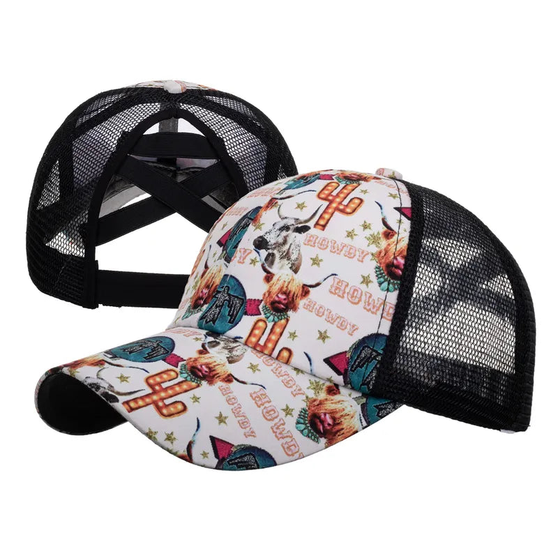 Woman's Fashion Pony-Tail Caps