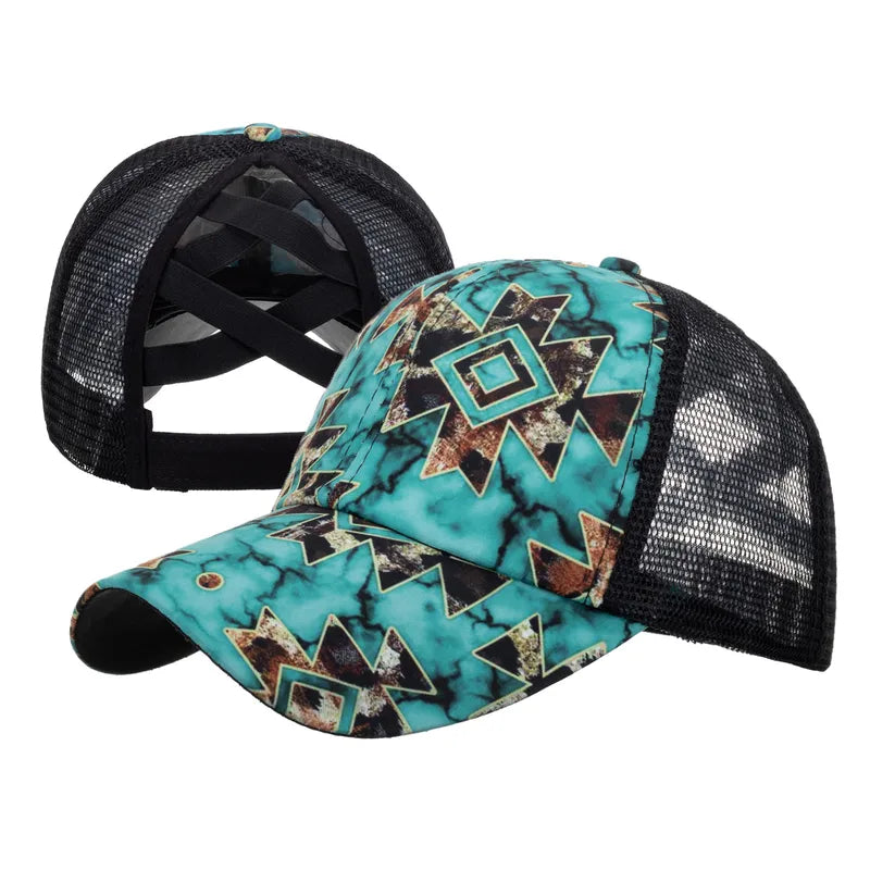 Woman's Fashion Pony-Tail Caps
