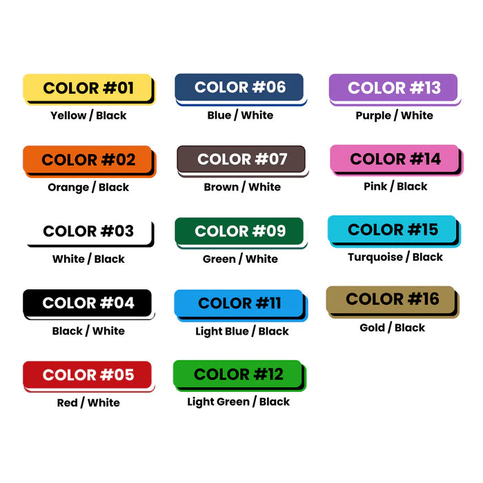 Custom Engraved Ritchey Livestock Ear Tags – Ribbon, Small, Medium & Large