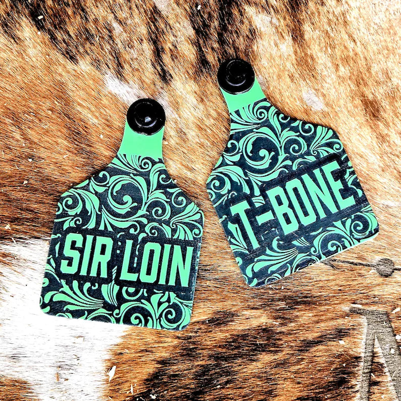 Custom Engraved Ritchey Livestock Ear Tags – Ribbon, Small, Medium & Large