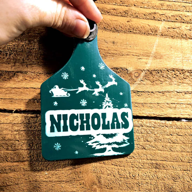 Custom Engraved Ritchey Livestock Ear Tags – Ribbon, Small, Medium & Large